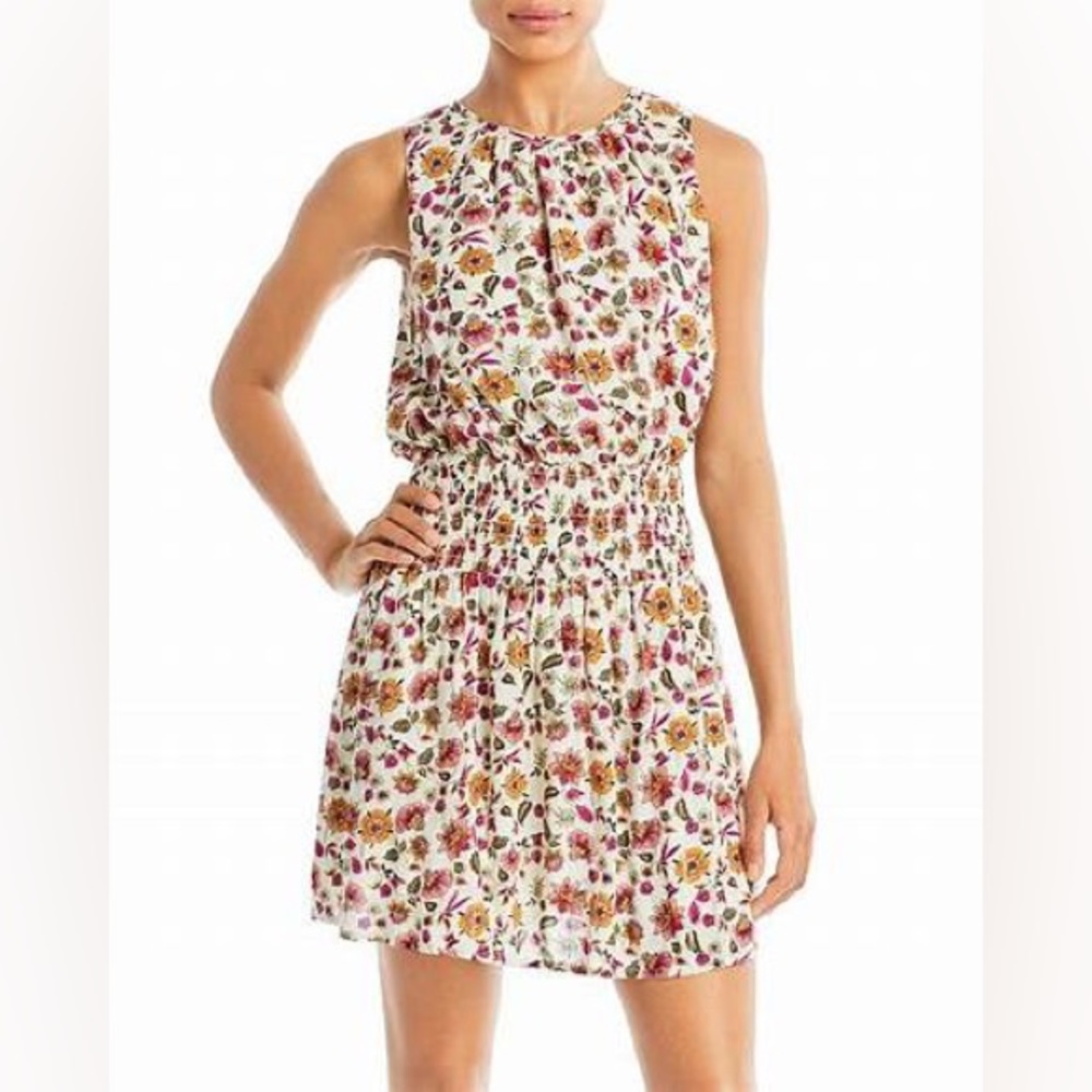 Aqua Floral Dress